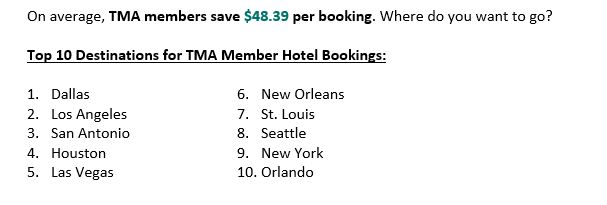 Savings and Top 10 Destinations Savings and Top 10 Destinations